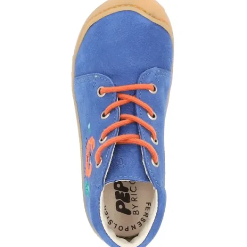 Kinder Ricosta Lauflernschuhe<Mecki 1203202, Lauflernschuhe, Kinder, royal/Krabbe