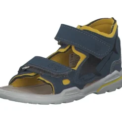 Kinder Ricosta Sandaletten<Ocean 3202002, Sandaletten, Kinder, Blau/Gelb
