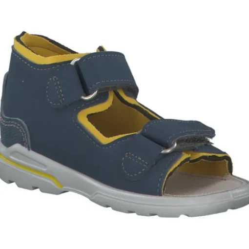 Kinder Ricosta Sandaletten<Ocean 3202002, Sandaletten, Kinder, Blau/Gelb
