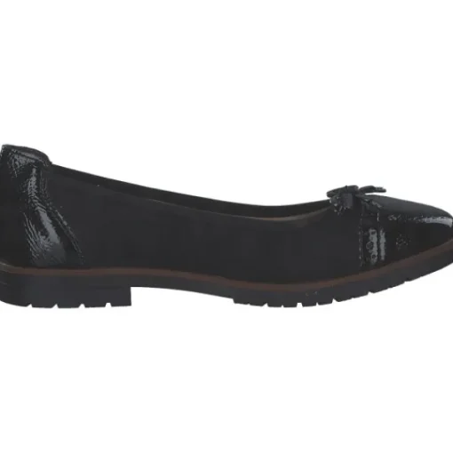 Damen Rieker Ballerinas<45358, Ballerinas, Damen, black/schwarz