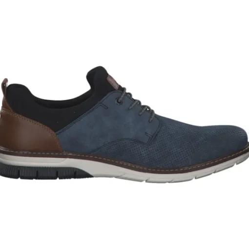 Herren Rieker Klassische- & Business Schuhe<14450, Business-Schnürschuhe, Herren, Blau