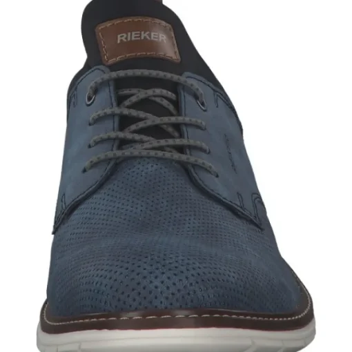 Herren Rieker Klassische- & Business Schuhe<14450, Business-Schnürschuhe, Herren, Blau
