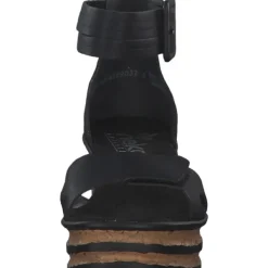 Damen Rieker Sandaletten<68194, Keilsandaletten, Damen, schwarz
