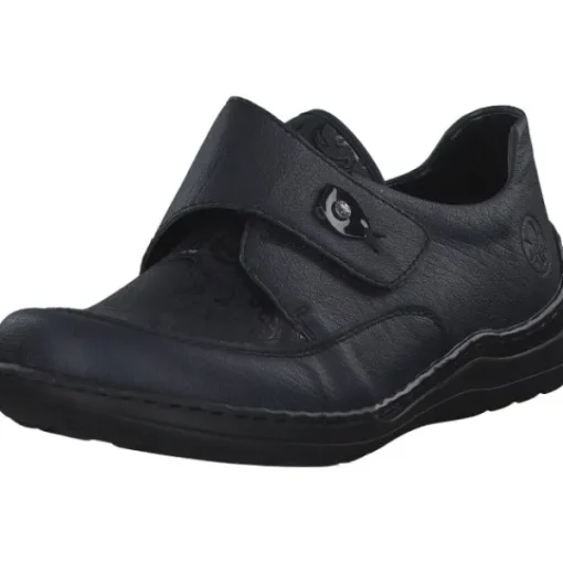 Damen Rieker Klassische- & Business Schuhe<48951, Klassische Halbschuhe, Damen, ozean/navy/marine