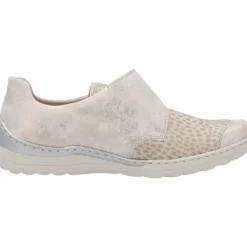 Damen Rieker Klassische- & Business Schuhe<48951, Klassische Halbschuhe, Damen, beige-gold/perlcreme/cliff