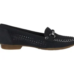 Damen Rieker Slipper<40065, Mokassins, Damen, Pazifik