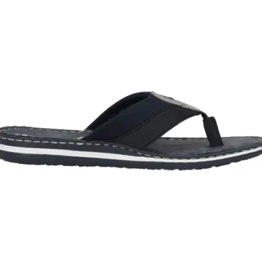 Herren Rieker Pantoletten & Badeschuhe<21097, Pantoletten & Badeschuhe, Herren, Blau