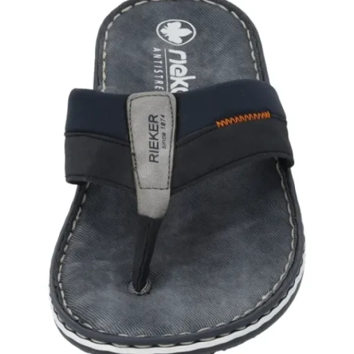 Herren Rieker Pantoletten & Badeschuhe<21097, Pantoletten & Badeschuhe, Herren, Blau
