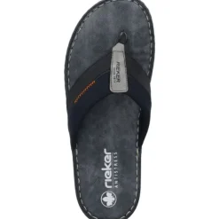Herren Rieker Pantoletten & Badeschuhe<21097, Pantoletten & Badeschuhe, Herren, Blau