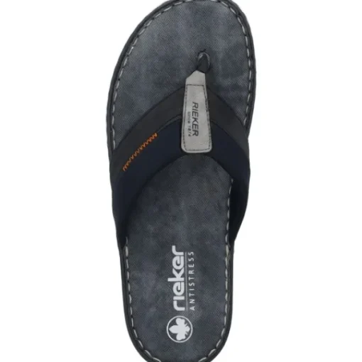 Herren Rieker Pantoletten & Badeschuhe<21097, Pantoletten & Badeschuhe, Herren, Blau