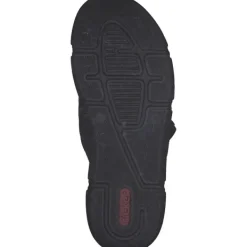 Damen Rieker Pantoletten & Badeschuhe<68990, Pantoletten & Badeschuhe, Damen, Schwarz