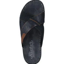 Herren Rieker Pantoletten & Badeschuhe<21098, Pantoletten & Badeschuhe, Herren, Blau