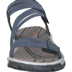 Damen Rieker Sandalen<68871, Sandalen, Damen, Blau - Marineblau