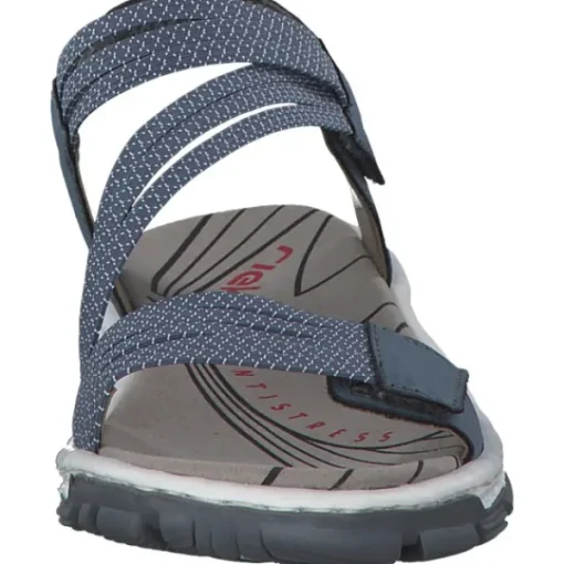 Damen Rieker Sandalen<68871, Sandalen, Damen, Blau - Marineblau
