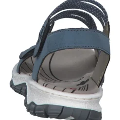 Damen Rieker Sandalen<68871, Sandalen, Damen, Blau - Marineblau