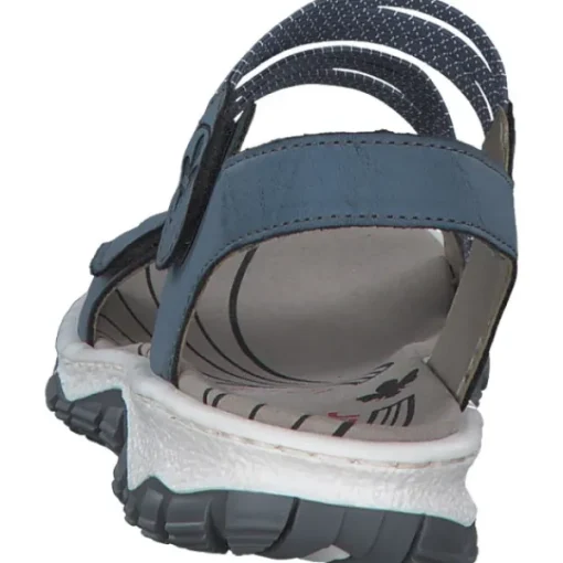 Damen Rieker Sandalen<68871, Sandalen, Damen, Blau - Marineblau