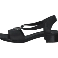 Damen Rieker Sandaletten<62662, Sandaletten, Damen, schwarz/schwarz