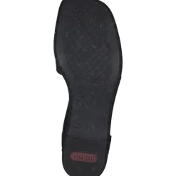 Damen Rieker Sandaletten<62662, Sandaletten, Damen, schwarz/schwarz