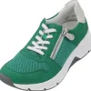 Damen Rieker Klassische- & Business Schuhe<48135, Schnürschuhe, Damen, Grün