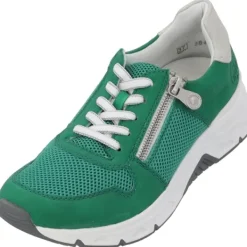 Damen Rieker Klassische- & Business Schuhe<48135, Schnürschuhe, Damen, Grün