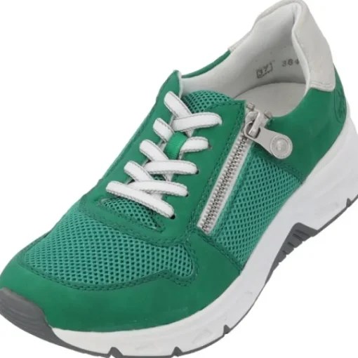 Damen Rieker Klassische- & Business Schuhe<48135, Schnürschuhe, Damen, Grün