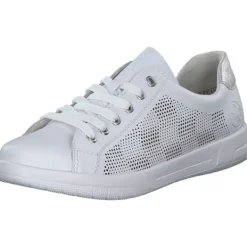 Damen Rieker Klassische- & Business Schuhe<45606, Schnürschuhe, Damen, Weiß