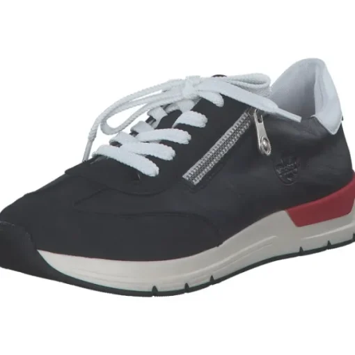 Damen Rieker Klassische- & Business Schuhe<58923, Schnürschuhe, Damen, pazifik/pazifik/weiss