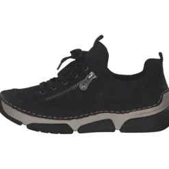 Damen Rieker Klassische- & Business Schuhe<45973, Schnürschuhe, Damen, Schwarz