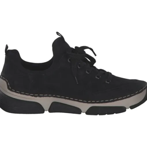 Damen Rieker Klassische- & Business Schuhe<45973, Schnürschuhe, Damen, Schwarz