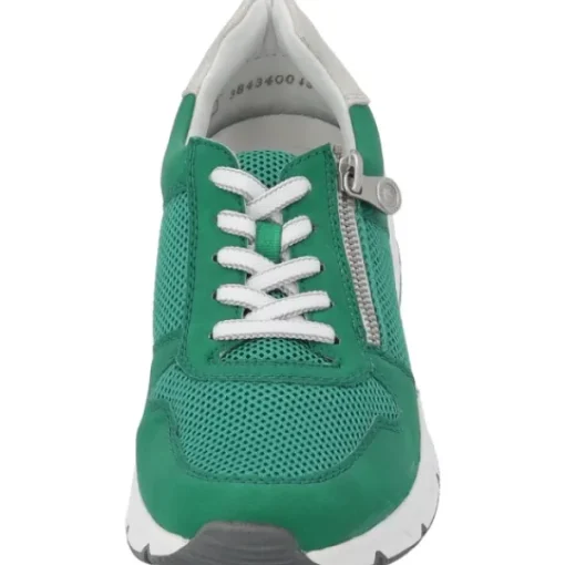 Damen Rieker Klassische- & Business Schuhe<48135, Schnürschuhe, Damen, Grün