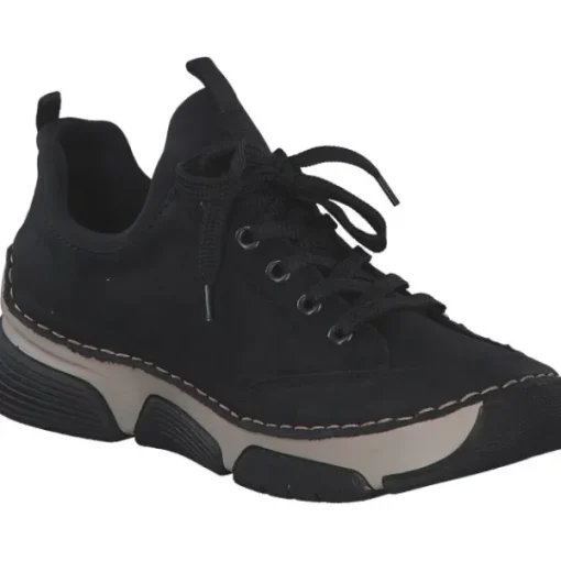 Damen Rieker Klassische- & Business Schuhe<45973, Schnürschuhe, Damen, Schwarz