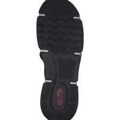 Damen Rieker Klassische- & Business Schuhe<45973, Schnürschuhe, Damen, Schwarz