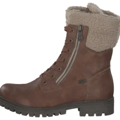Damen Rieker Stiefel<78522, Schnürstiefel, Damen, zimt/lehm