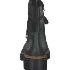Damen Rieker Stiefel<72637, Schnürstiefel, Damen, tanne/schwarz
