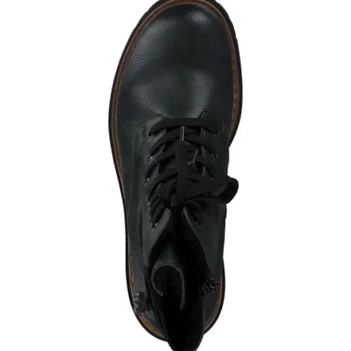 Damen Rieker Stiefel<72637, Schnürstiefel, Damen, tanne/schwarz