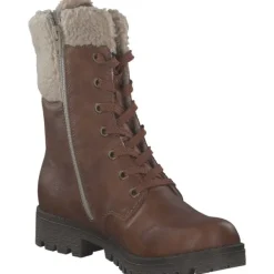 Damen Rieker Stiefel<78522, Schnürstiefel, Damen, zimt/lehm