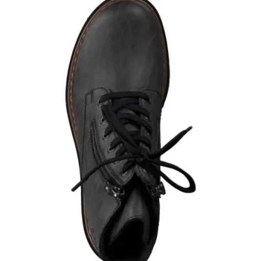 Damen Rieker Stiefel<72611, Schnürstiefeletten, Damen, Grau