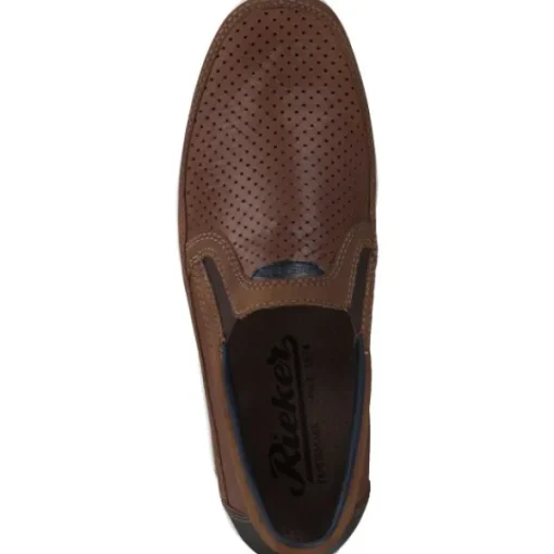 Herren Rieker Slipper<09055, Sportliche Slipper, Herren, reh/muskat/lake/tabak