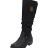 Damen Rieker Stiefel<93157, Stiefel, Damen, Schwarz (Braun/Schwarz)