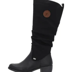 Damen Rieker Stiefel<93157, Stiefel, Damen, Schwarz (Braun/Schwarz)