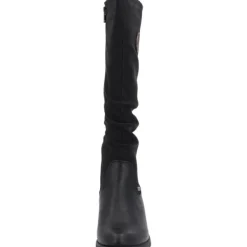 Damen Rieker Stiefel<93157, Stiefel, Damen, Schwarz (Braun/Schwarz)