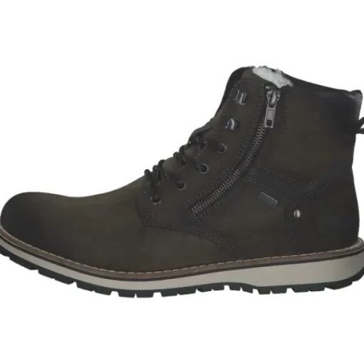 Herren Rieker Stiefel<38425-54, Stiefel, Herren, blackforest/anthrazit/nero