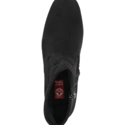 Damen Rieker Stiefel<70971, Stiefeletten, Damen, schwarz/schwarz