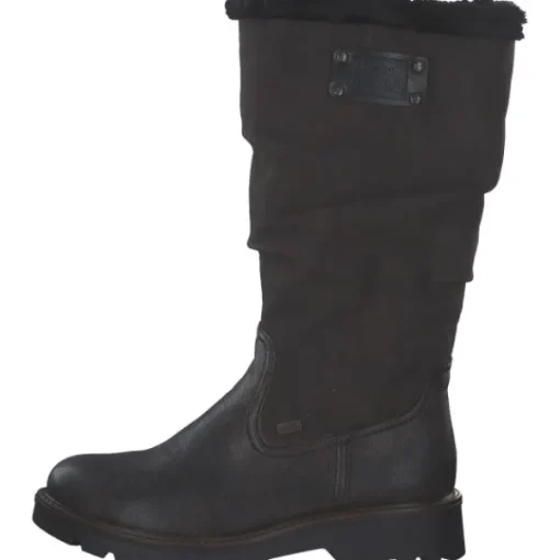 Damen Rieker Stiefel<73291-25, Winterstiefel, Damen, tabak/testadimoro/schwarz/nero