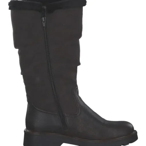 Damen Rieker Stiefel<73291-25, Winterstiefel, Damen, tabak/testadimoro/schwarz/nero