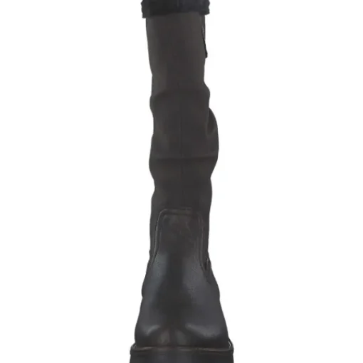 Damen Rieker Stiefel<73291-25, Winterstiefel, Damen, tabak/testadimoro/schwarz/nero