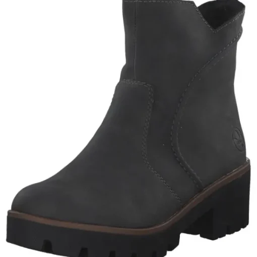 Damen Rieker Stiefel<79261, Winterstiefeletten, Damen, anthrazit