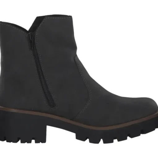 Damen Rieker Stiefel<79261, Winterstiefeletten, Damen, anthrazit