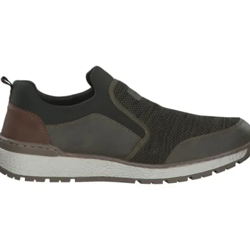 Herren Rieker Slipper<B9051, Slipper, Herren, Grün