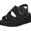Damen Rieker Sandaletten<Evolution W1550, Plateau-Sandaletten, Damen, Schwarz